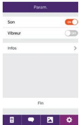 EXTEL WELCOME EYE CONTACT - Fonction de l'interface - 6