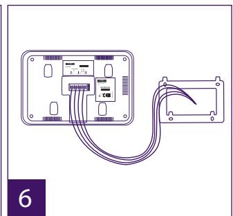 EXTEL WELCOME EYE CONTACT - Installation du moniteur principal ou supplémentaire - 6