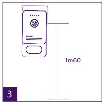 EXTEL WELCOME EYE CONTACT - Installation de la platine de rue principale ou supplémentaire - 3