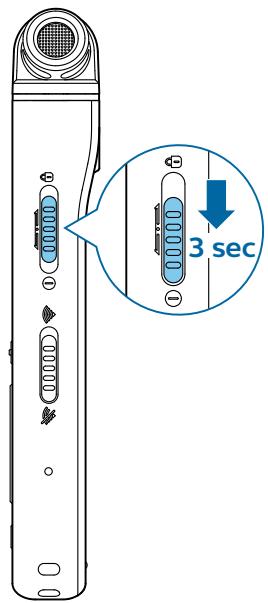 PHILIPS DVT4110 - Mise sous tension/hors tension de l'appareil - 1