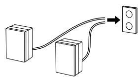 SONY SA-Z9OR - Connexion - 1