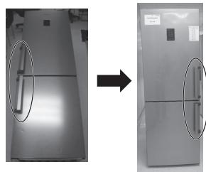 SAMSUNG RBSZJ501MWW - Démontage de la porte du réfrigerateur - 32