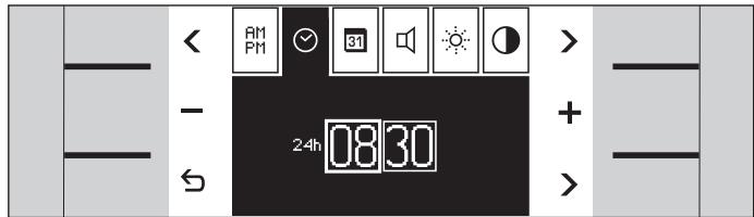 GAGGENAU BS280-111 - Exemple : modifier l'affichage de veille - 2