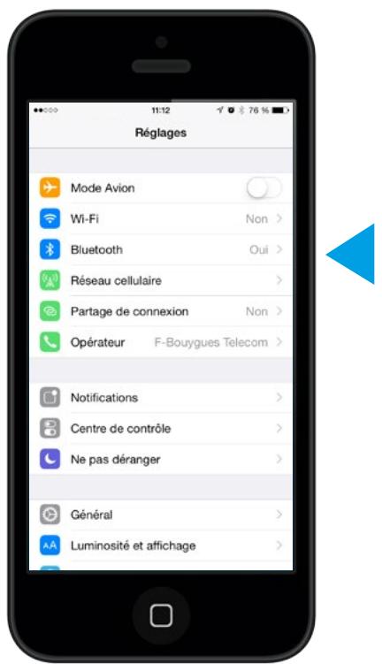 BLUETENS - Activation Du Bluetooth - 1