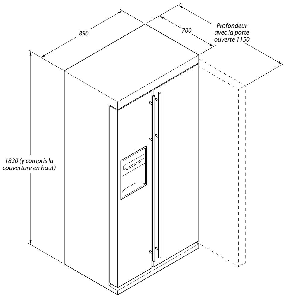 FALCON FSX663-CR/C-EU - Dimensions - 1