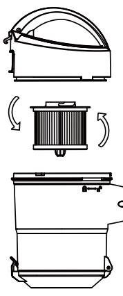 PROLINE AspirateurTraineauVCBLONEKgd - Nettoyer le filtré HEPA - 2