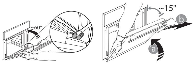 WHIRLPOOL OMK58RU1X - RIMOZIONE E MONTAGGIO DELLA PORTA - 2