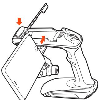 YUNEEC TYPHOON 0500 4K - Monter un apparéil mobile sur le Steadygrip™ - 1