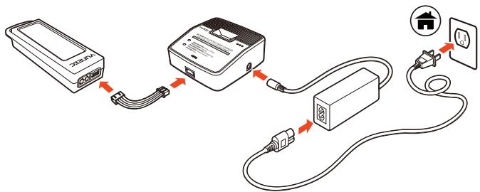 YUNEEC TYPHOON 0500 4K - CHARGER LA BATTERIE LI-ION DE LA ST10+ - 1