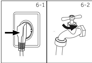 PAW HW08-CP14395S - Raccordement d'eau - 1