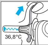 BRAUN IRT 3520 - Mode opération du thermomètre Braun ThermoScan - 6
