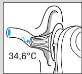 BRAUN IRT 3520 - Mode opération du thermomètre Braun ThermoScan - 5
