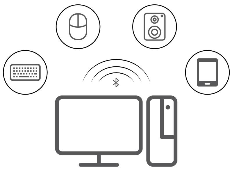 LENOVO IdeaCentre G5171AB7-90TIOOOPFR - Connector à un périphérique Bluetooth (sur certains modèles) - 1