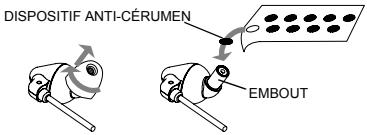 SHURE JSH E3 - DISPOSITIF ANTI-CÉRUMEN - 1