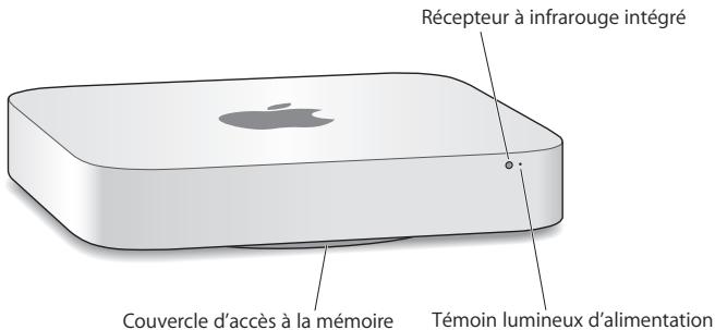 APPLE MAC MINI MGEQ2F/A - Description de la face avant de votre Mac mini - 1