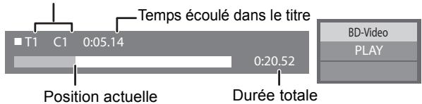 PANASONIC SC-BT222 - Pendant la lecture, appuyez sur [STATUS]. - 1