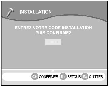 SAGEM ITD61 - 5-1 PREPARATION / CODE D'INSTALLATION - 2
