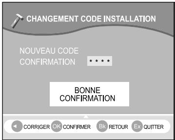 SAGEM ITD61 - 6-5 CHANGEMENT DU CODE INSTALLATION - 4