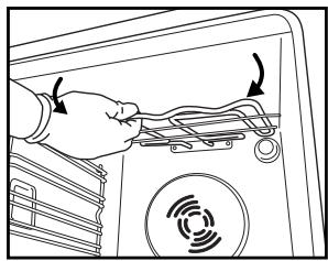 WHIRLPOOL AKZM770NB - DéPLACEMENT DE LA RÉSISTANCE SUPérieURE (UNIQUEMENT SUR CERTAINS MODELES) - 3