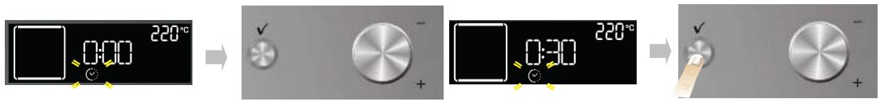 WHIRLPOOL AKZM770NB - REGLAGE DE LA DURÉE DE CUISSON - 1