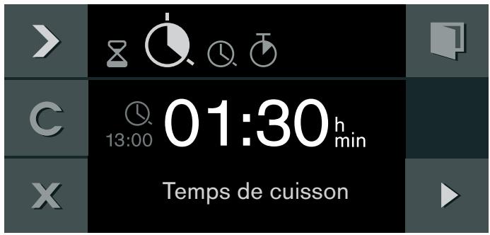 GAGGENAU BO451-110 - Régler le temps de cuisson - 1