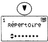 SAGEM WP 1233 SMS - Appelier en utilisant le repertoire - 1