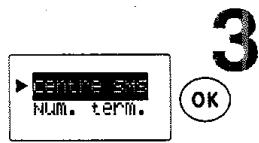 SAGEM WP 1233 SMS - Configurer le service SMS - 3