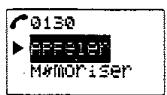 SAGEM WP 1233 SMS - Effacer un appel reçu ou un numéro composé mémorisé dans le journal - 1