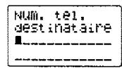 SAGEM WP 1233 SMS - Envoyer un message - 10