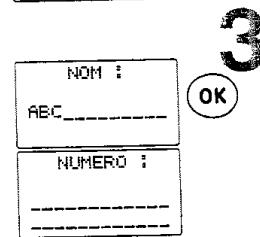 SAGEM WP 1233 SMS - Ajouter un numero dans le repertoire - 3