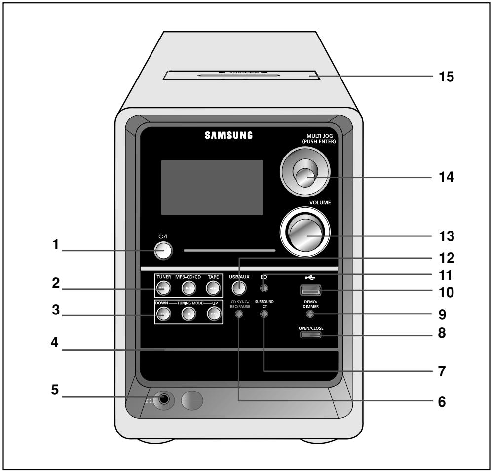 SAMSUNG MM-UC8CO - Panneau avant - 2