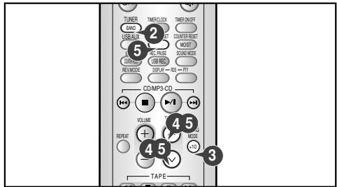 SAMSUNG MM-UC8CO - Recherche et enregistrement des stations de radio - 6