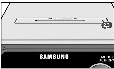 SAMSUNG MM-UC8CO - Écoute d'une cassette - 2