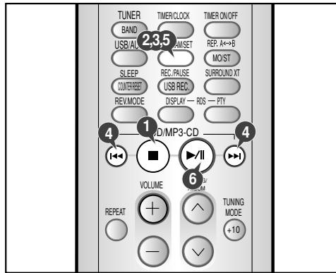 SAMSUNG MM-UC8CO - Vérification ou modification de la programmation - 3