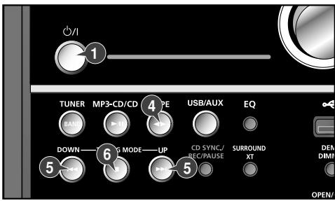 SAMSUNG MM-UC8CO - Écoute d'une cassette - 1