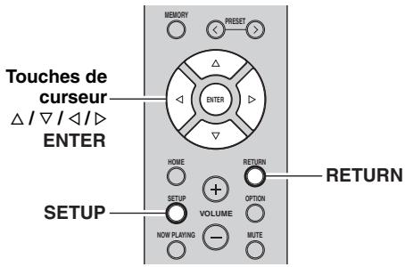 YAMAHA RNG602 - Réglage manuel de connexion au réseau sans fil - 1
