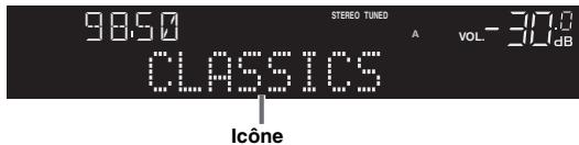 YAMAHA RNG602 - Appuyez sur DISPLAY. - 2
