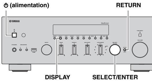 YAMAHA RNG602 - menu ADVANCED SETUP - 1