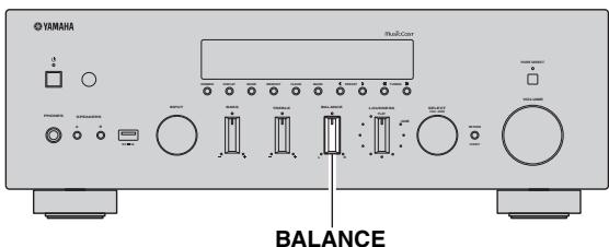 YAMAHA RNG602 - Réglage de la commande BALANCE - 1