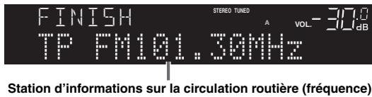 YAMAHA RNG602 - Utilisez les touches de curseur pour selectionner « TrafficProgram » et appuyez sur ENTER. - 2