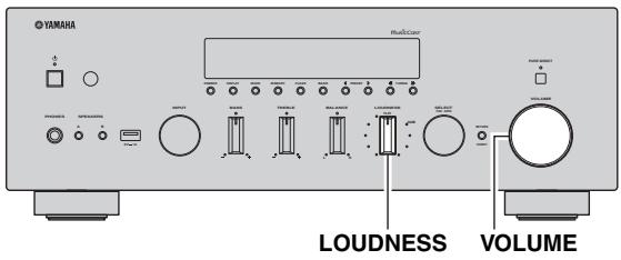 YAMAHA RNG602 - Réglage de la commande LOUDNESS - 1
