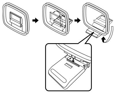 YAMAHA RNG602 - Assemblage de l'antenne AM fournie - 1