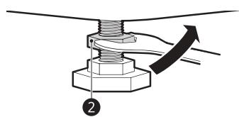 LGL F174V92WRH - Réglage et mise à niveau des pieds - 3