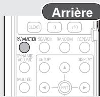 DENON CARA S-5BD - [Si \* a ete selectionne a 1'Etape 2] Appuyez sur PARAMETER pour selectionner un mode aligné sur la source. - 1