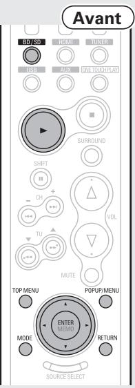 DENON CARA S-5BD - Chargement du média. L'écran du navigateur appar - 1