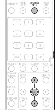 DENON CARA S-5BD - Passer du sous-titre principal au sous-titre secondaire et au style de sous-titre sur un BD - 1