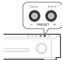 DENON CARA S-5BD - Ecoute des stations préregliées - 4