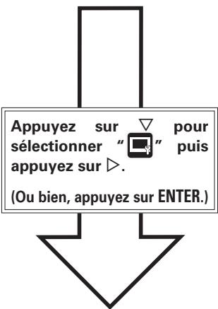 DENON CARA S-5BD - [Exemple 1] Écran de sélection du menu (menu initial) - 2