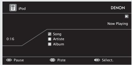 DENON CARA S-5BD - ② Connecter l'iPod directement au port USB pour la lecture - 3