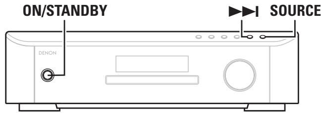DENON CARA S-5BD - Réinitialisation du microprocesseur - 1